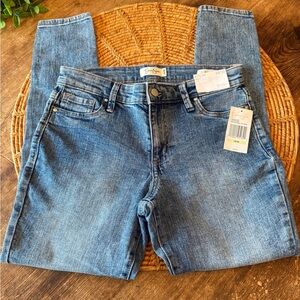 New Jessica Simpson Kiss Me Skinny Mid Rise Blue Denim Jeans